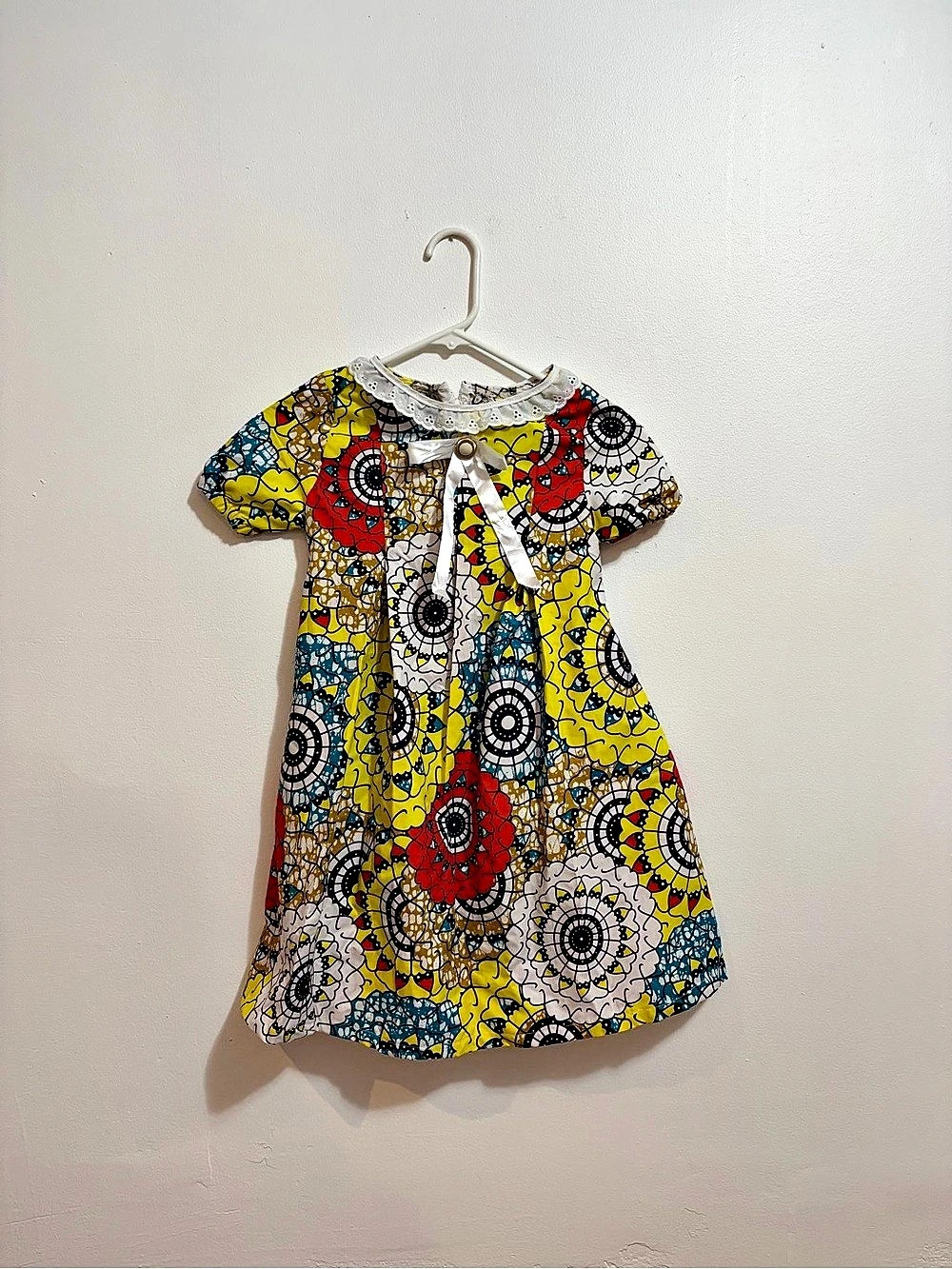 Ankara Print Collared Dress
